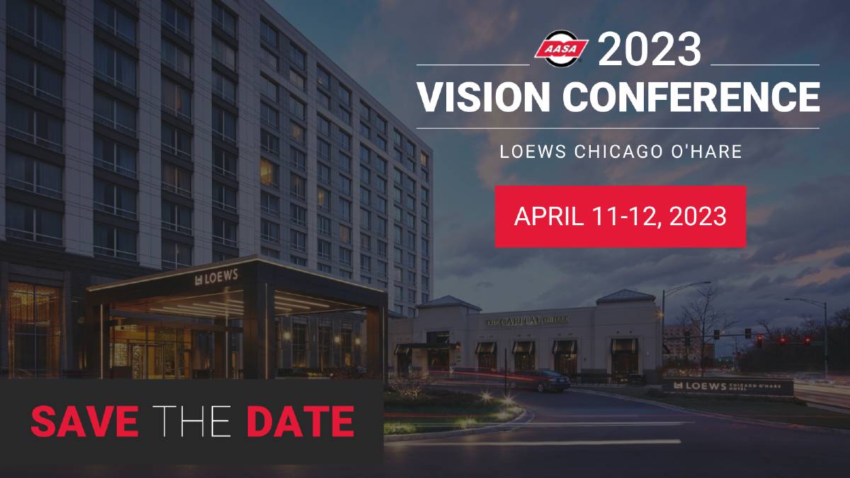 AASA Announces Vision Conference for April 1112, 2023 Aftermarket