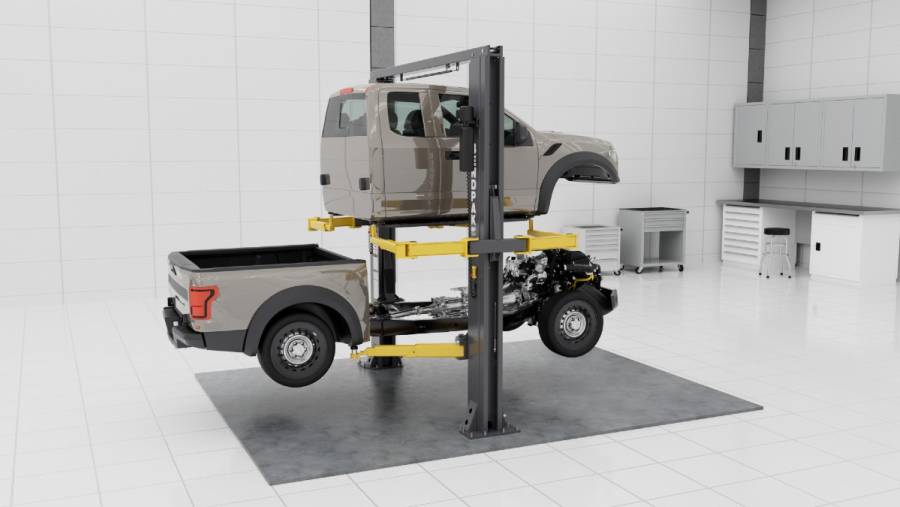 BendPak presenta el primer elevador de ocho brazos